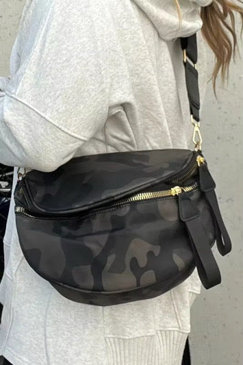 The Roni Nylon Crossbody - Camo #1 - PREORDER