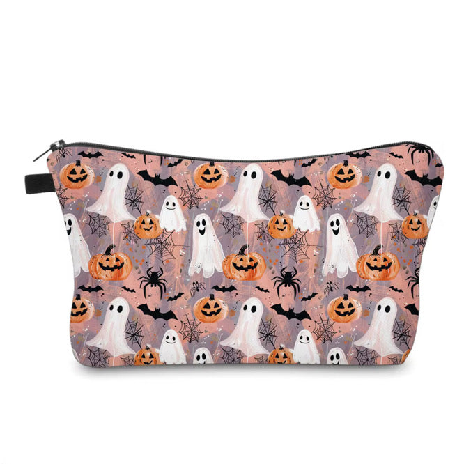 Pouch - Halloween - Ghost + Pumpkin