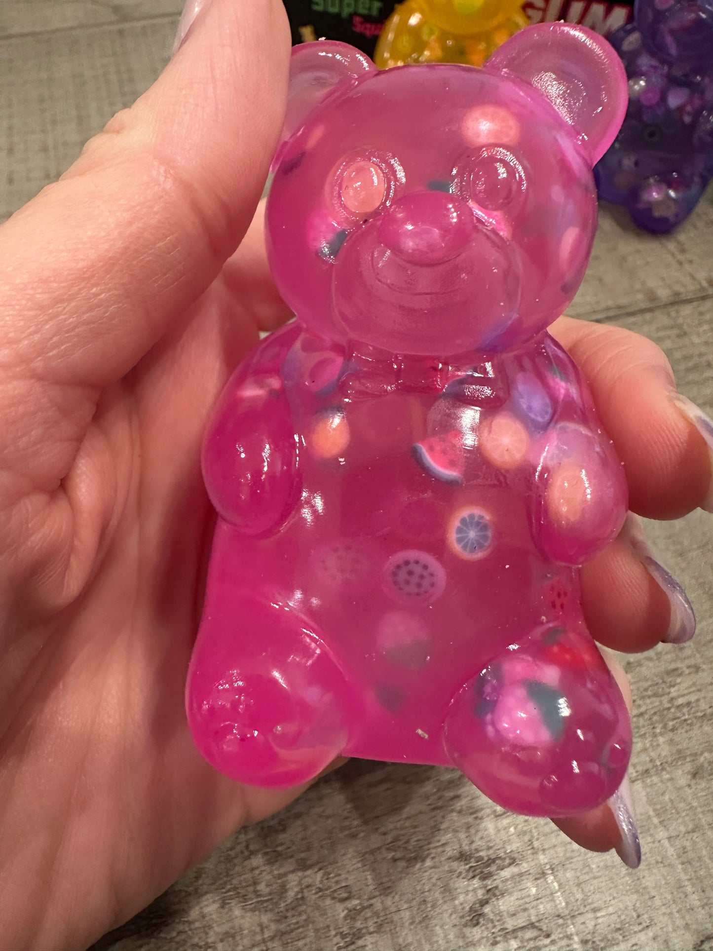 Squishy Toy - Charm Filled Gummy Bears