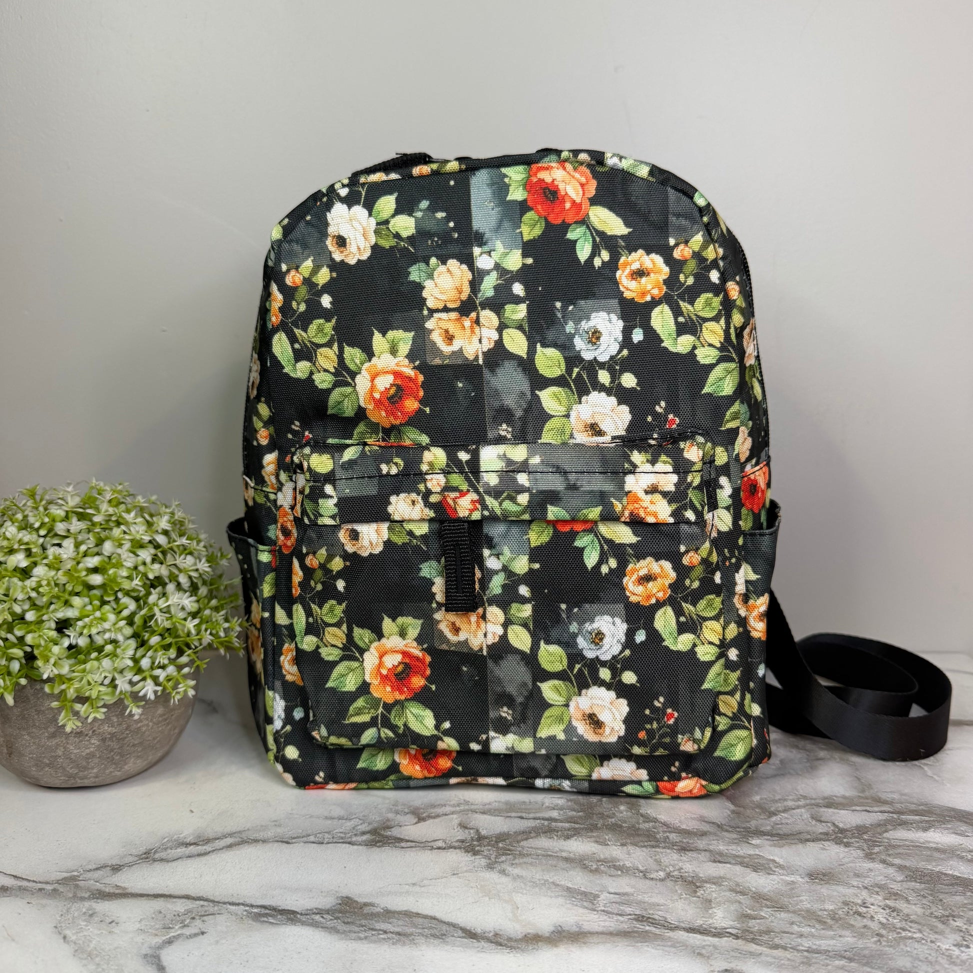 flower mini backpack Backer Wild In true Loungefly style Alice in Wonderland - Floral