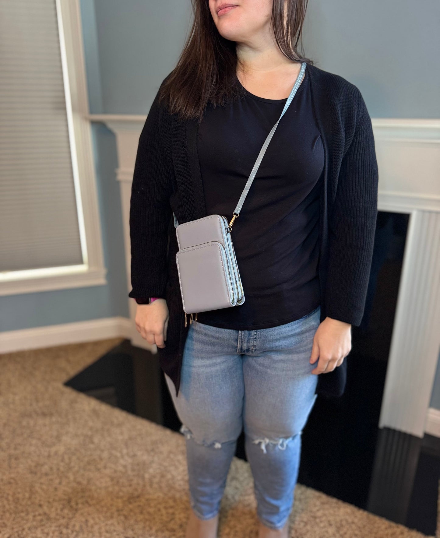 Ivy Crossbody Wallet + Purse - Red