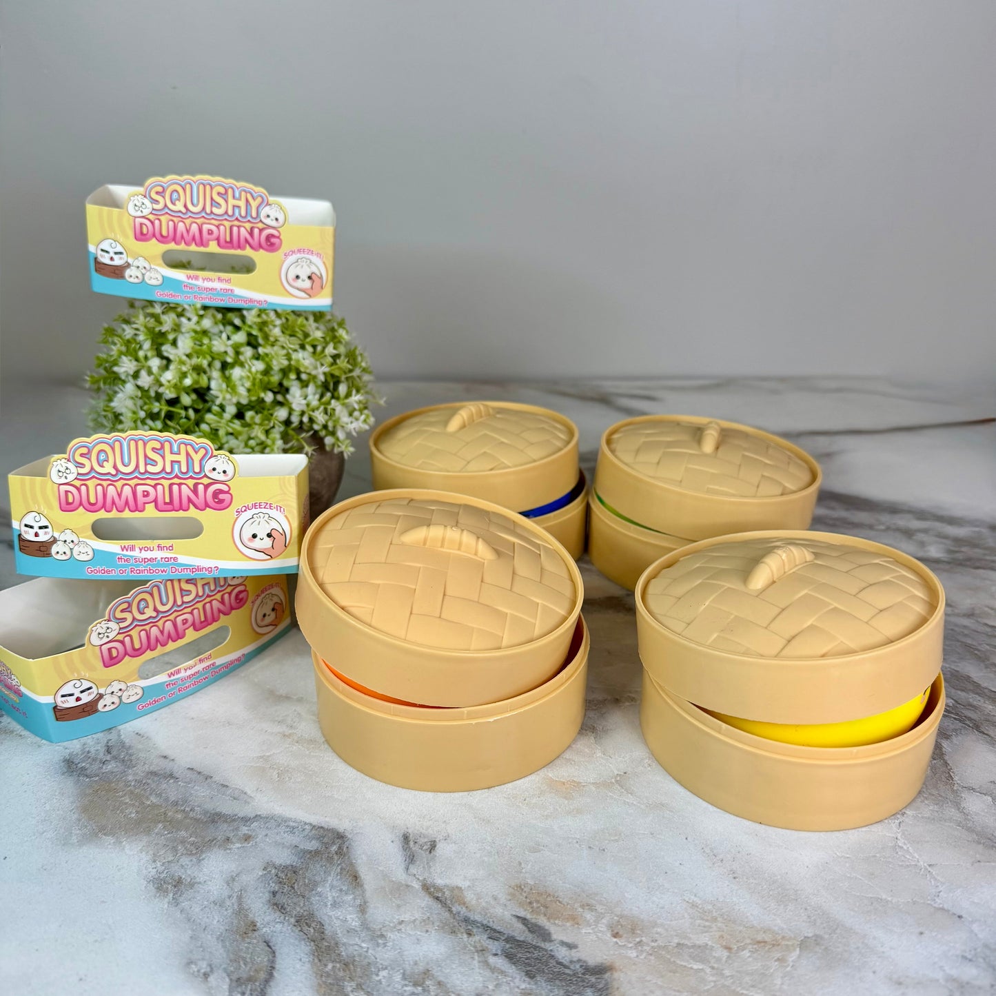 Squishy Toy - Viral Dumpling, Tie Dye - PREORDER