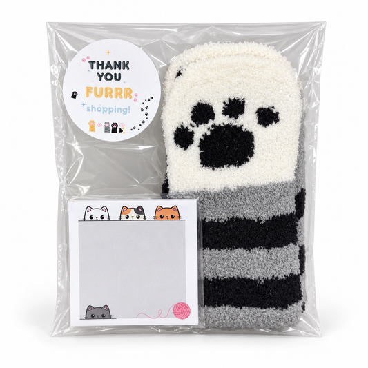 Bundled Set - Cat Heads, Furr Shopping Sticker