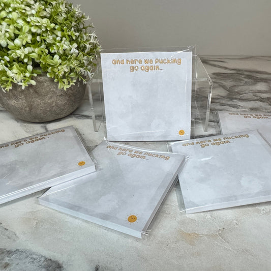 The Sticky Note Collection - Adult, Here We Fucking Go