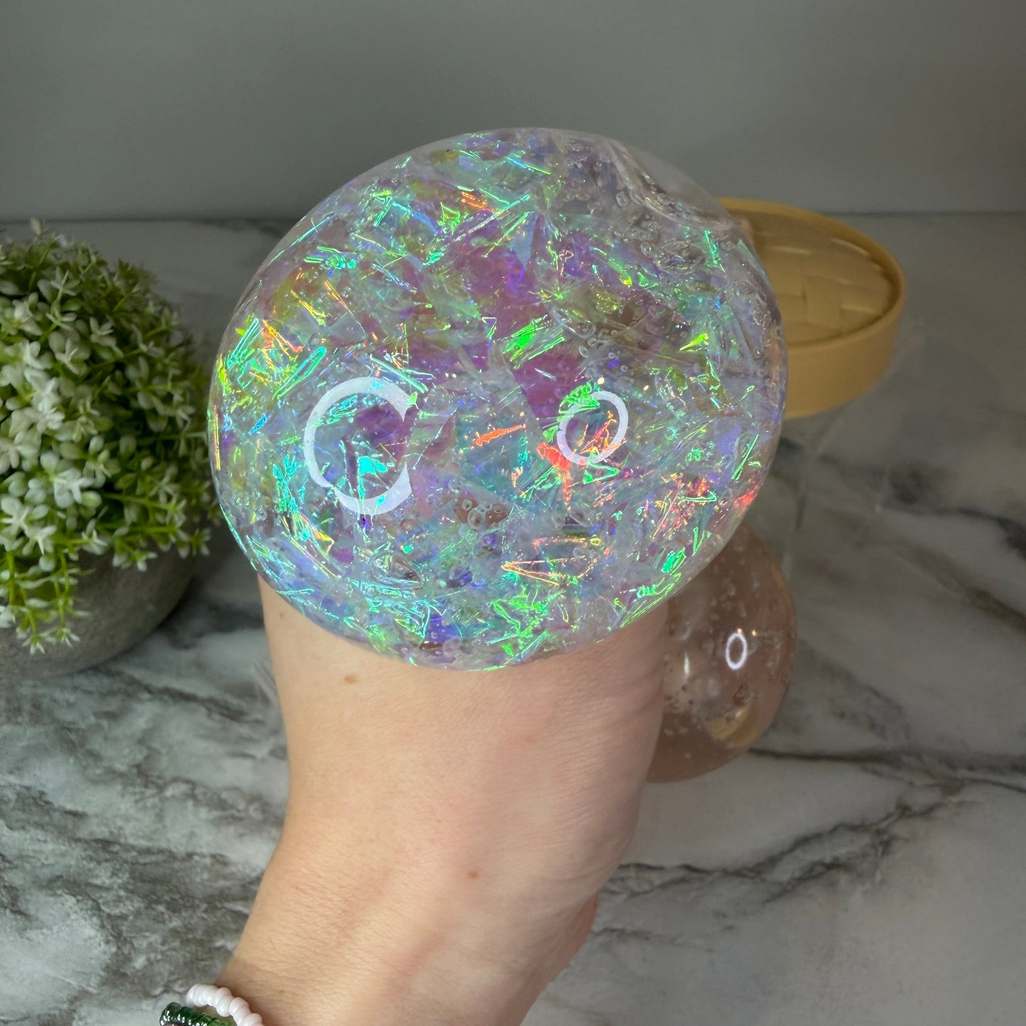 Viral Dumpling, Clear Holographic Squishy Toy