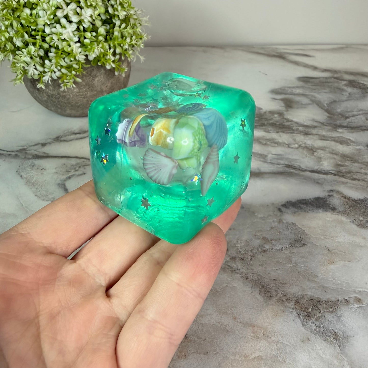 Ice Cube Squishy Toy - Under The Sea - PREORDER