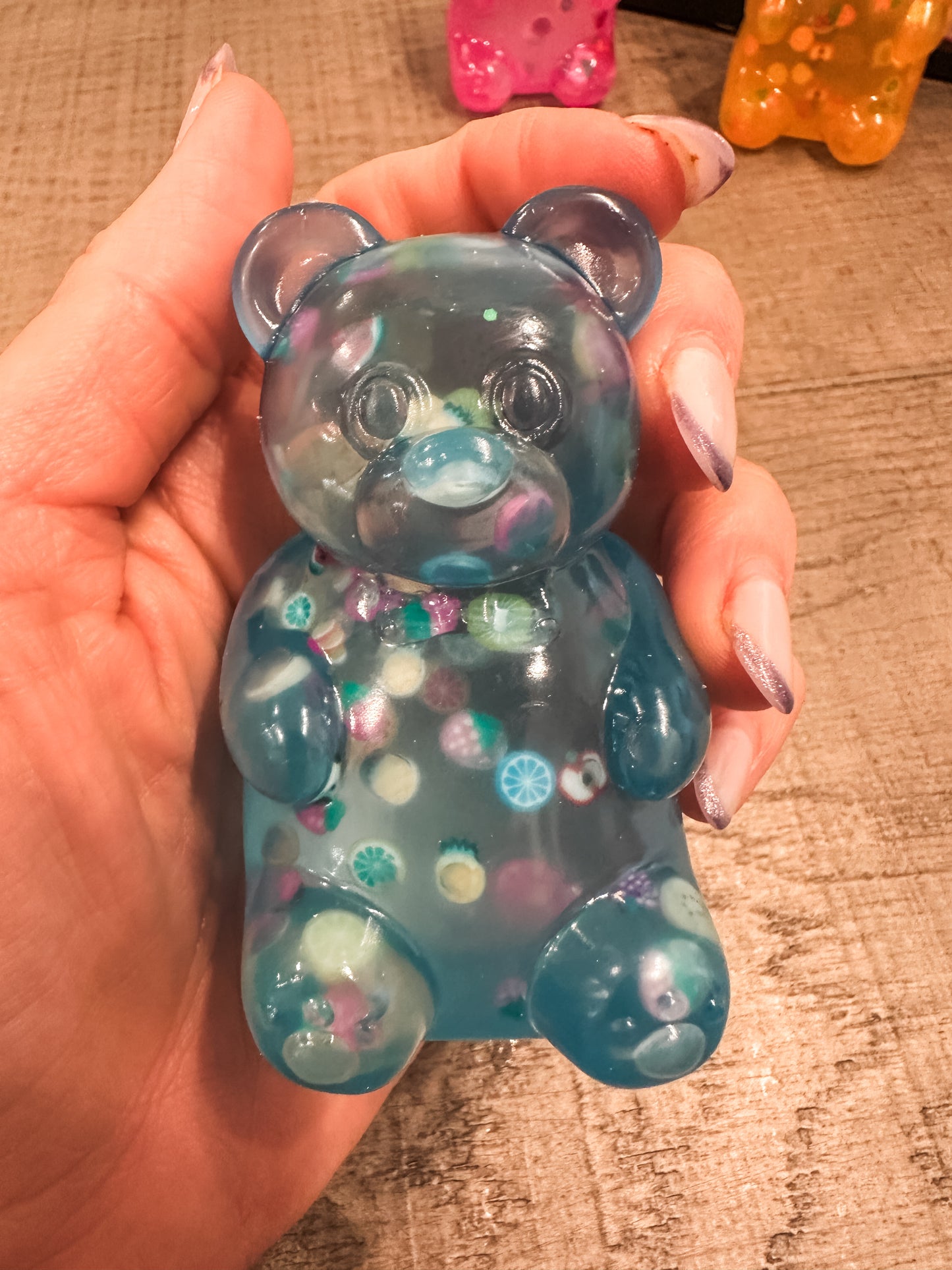 Squishy Toy - Charm Filled Gummy Bears
