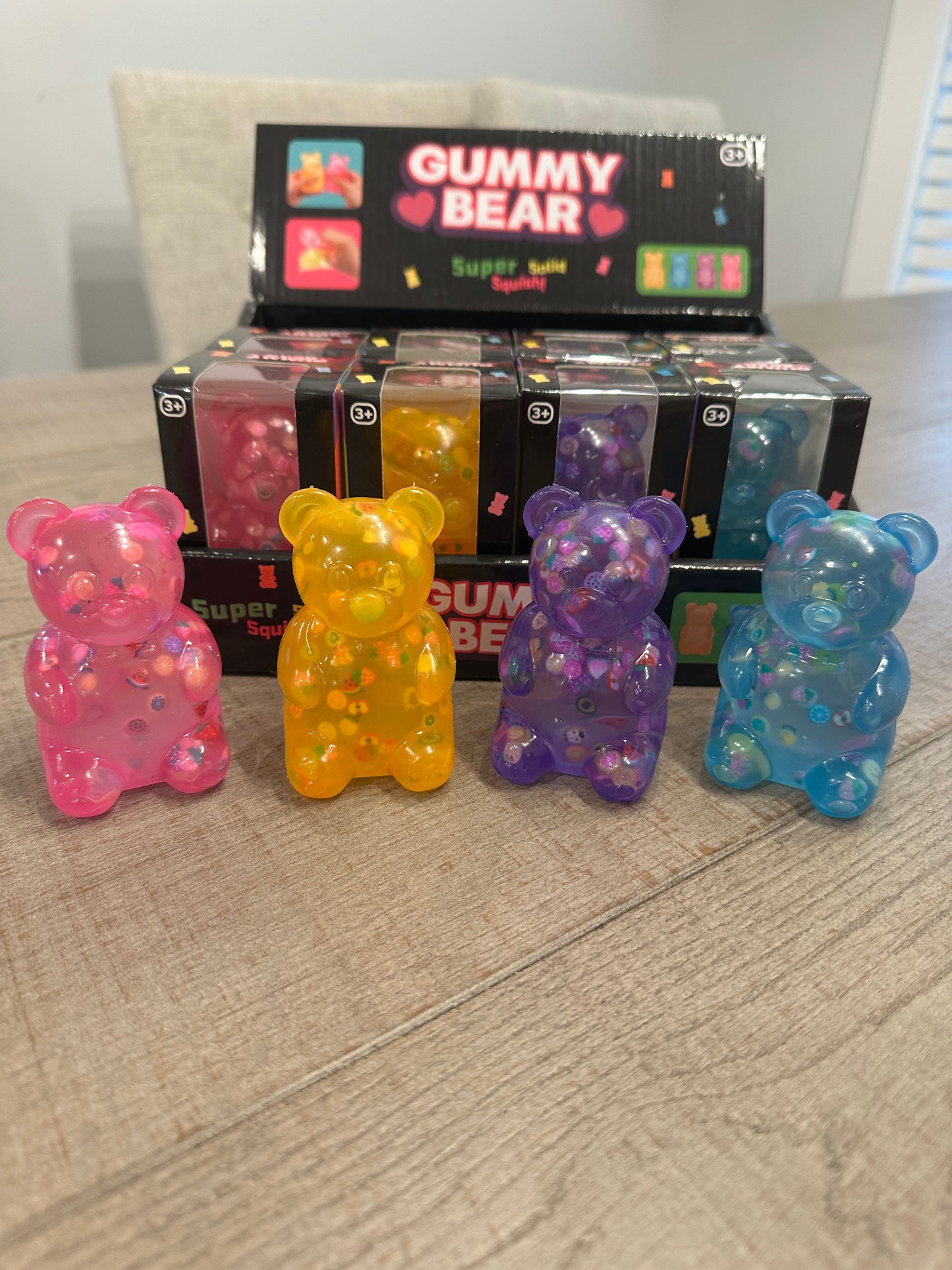Squishy Toy - Charm Filled Gummy Bears