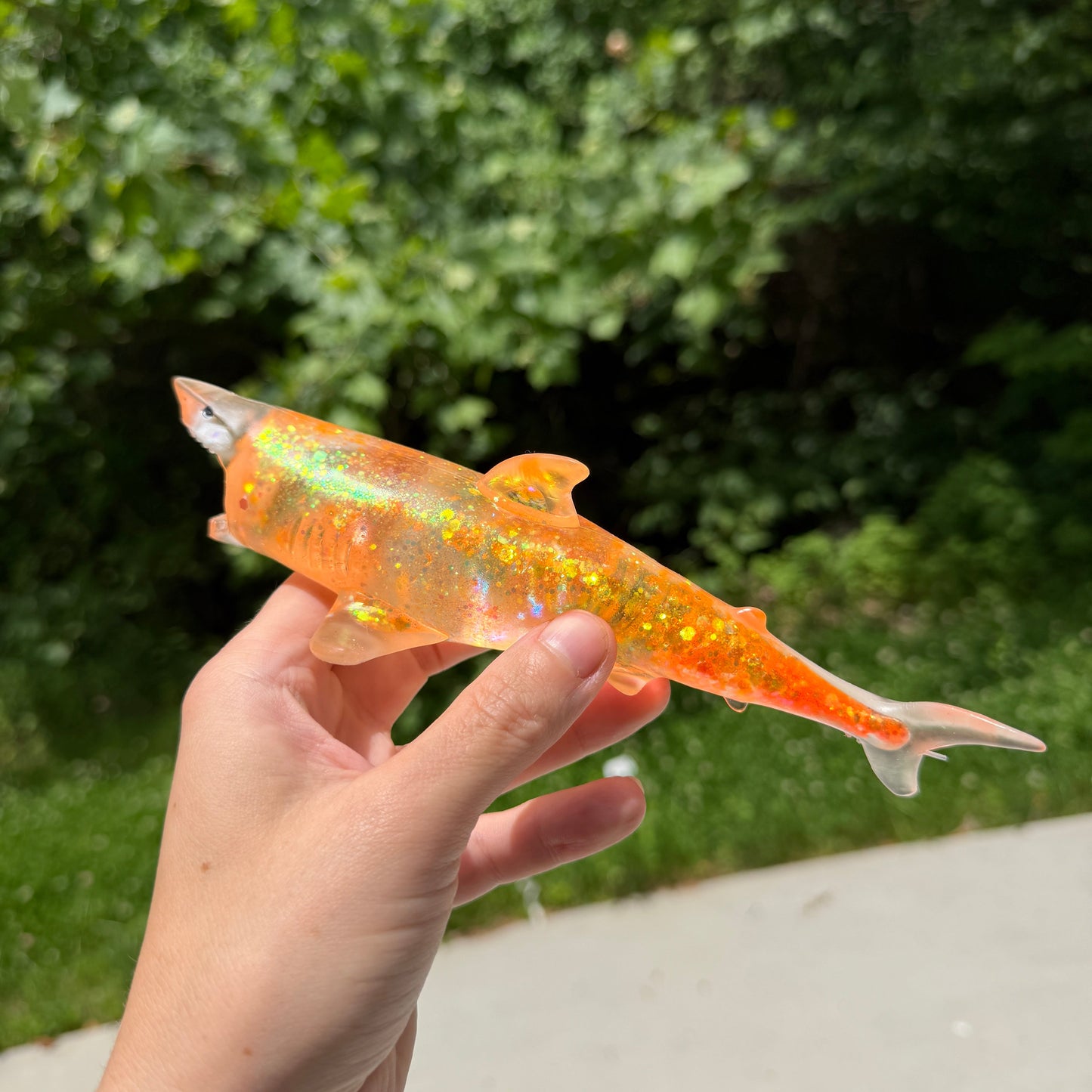 Squishy Toy - Shark Glitter