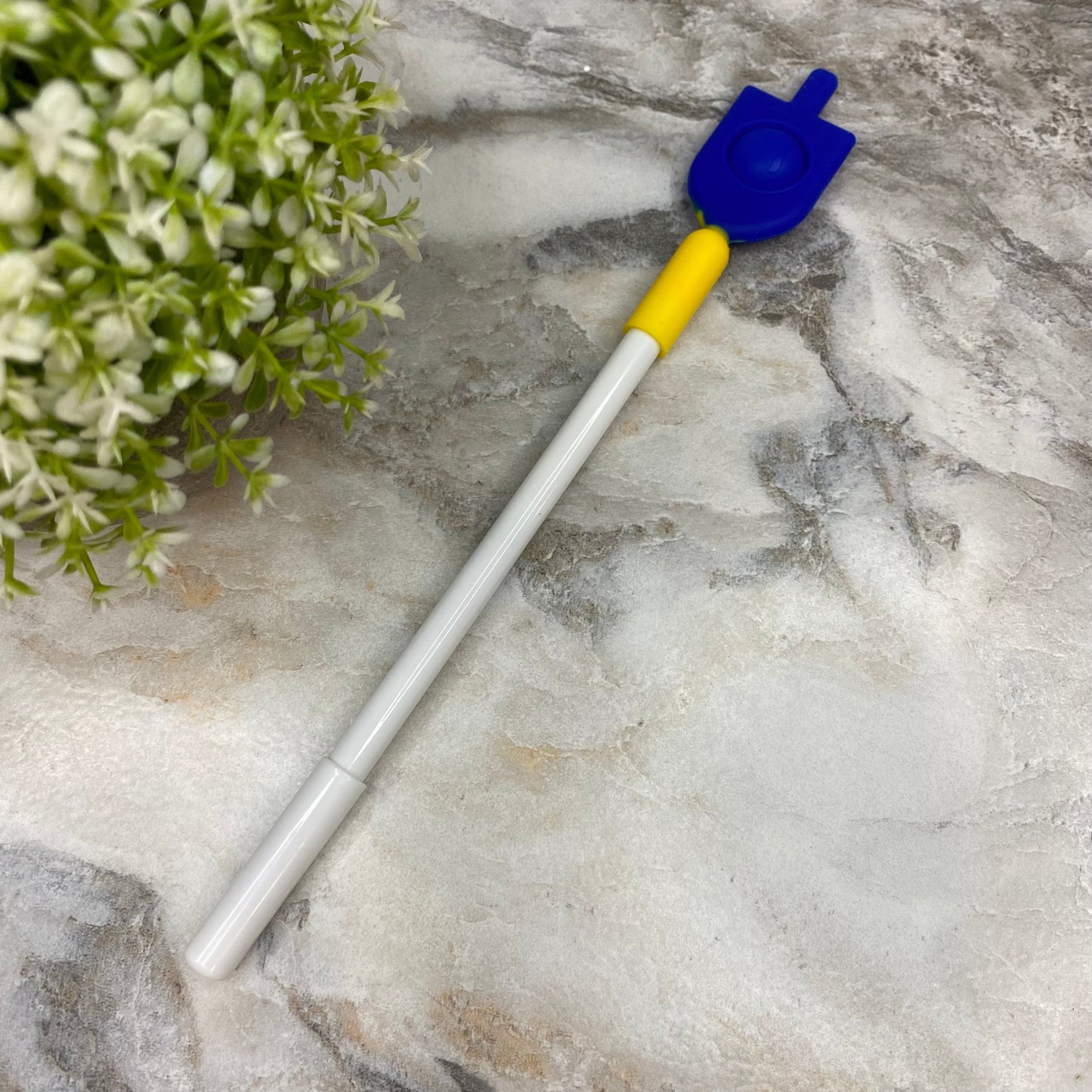 Pen - OMG Pop Fidgety Hanukkah Dreidel Pen  + Topper
