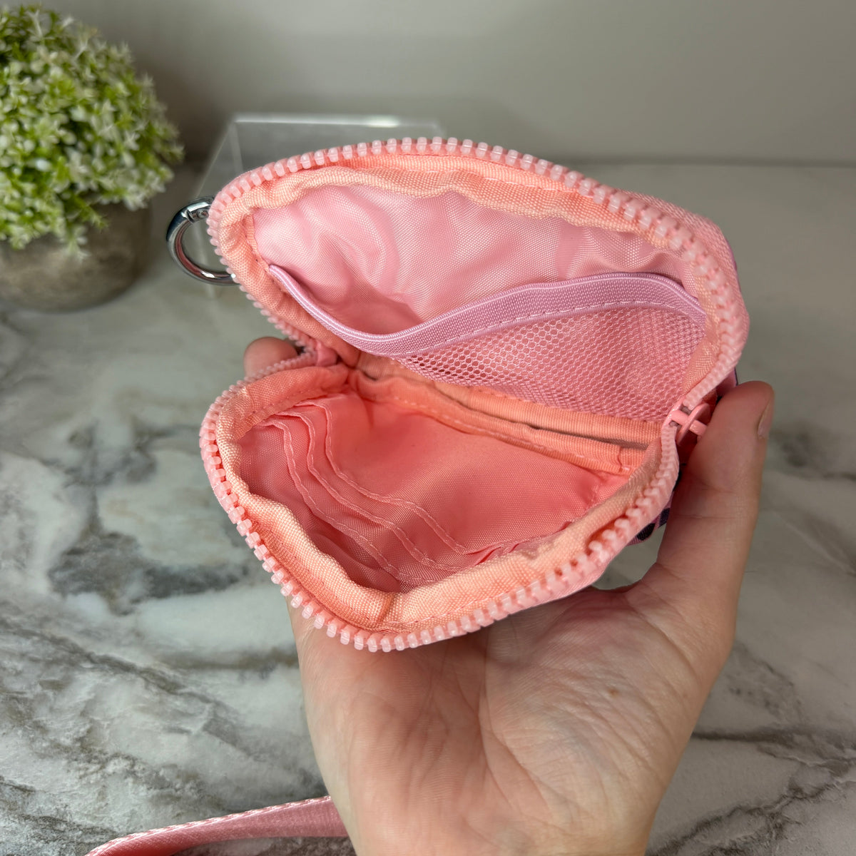 Rue - Nylon Wristlet Wallet - Pink Animal Bow