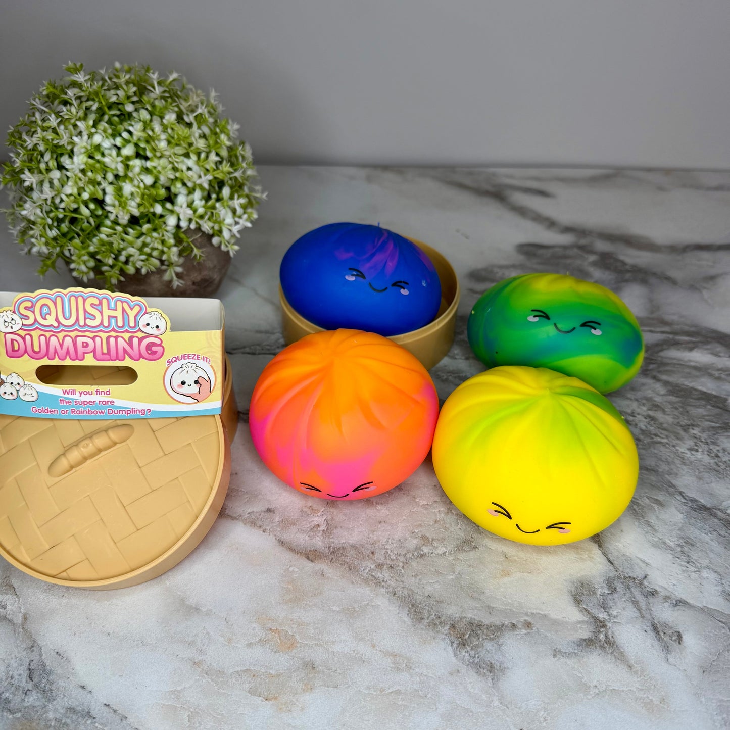 Squishy Toy - Viral Dumpling, Tie Dye - PREORDER