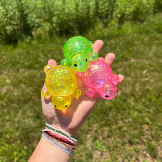 Squishy Toy - Glitter Turtle #1