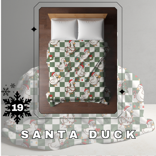 Blanket Christmas - Santa Duck - PREORDER