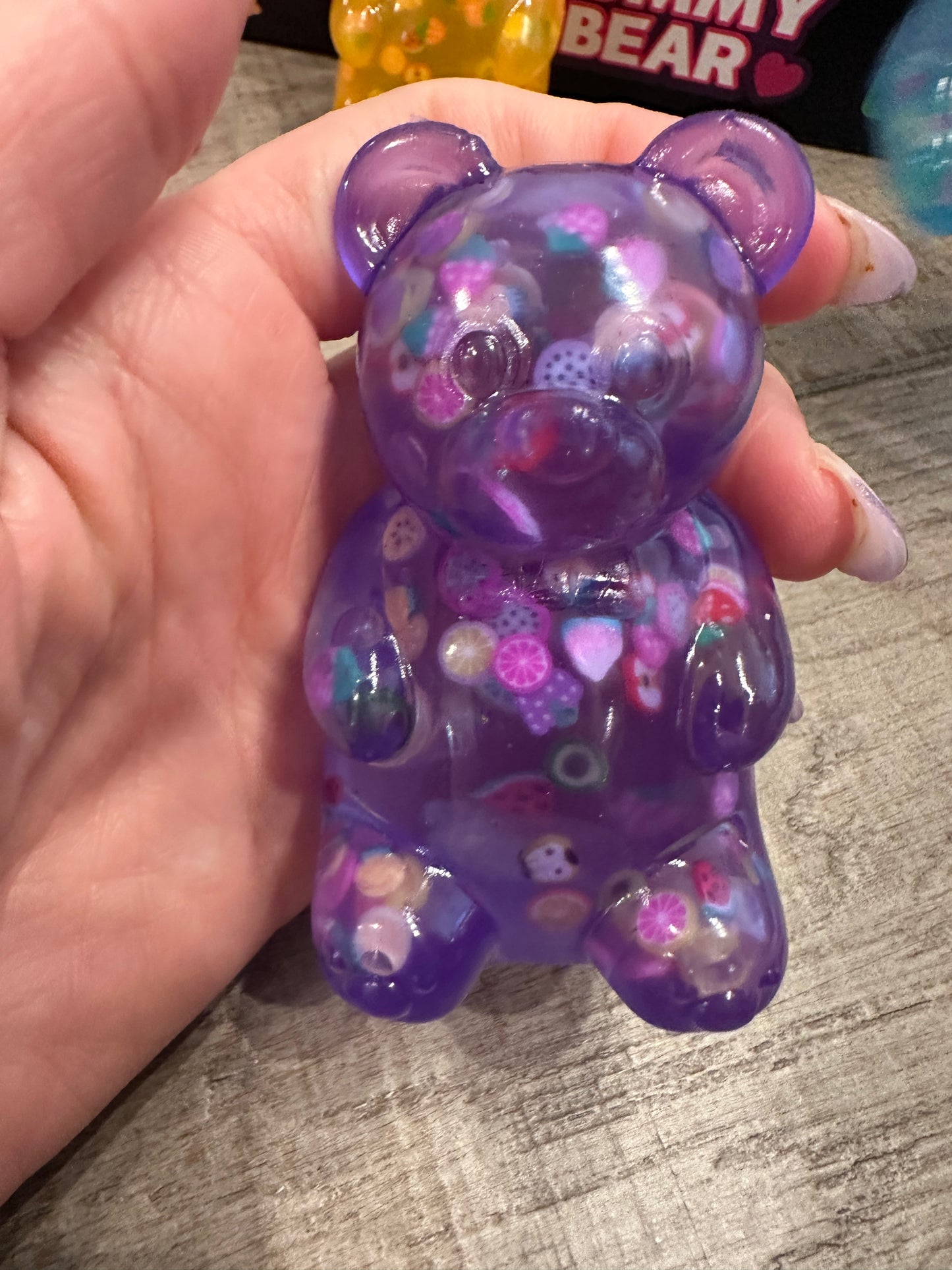 Squishy Toy - Charm Filled Gummy Bears