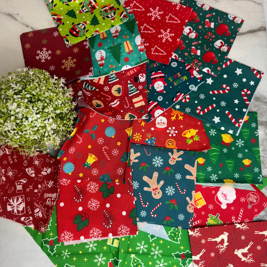 Dog Bandana - Christmas Mix