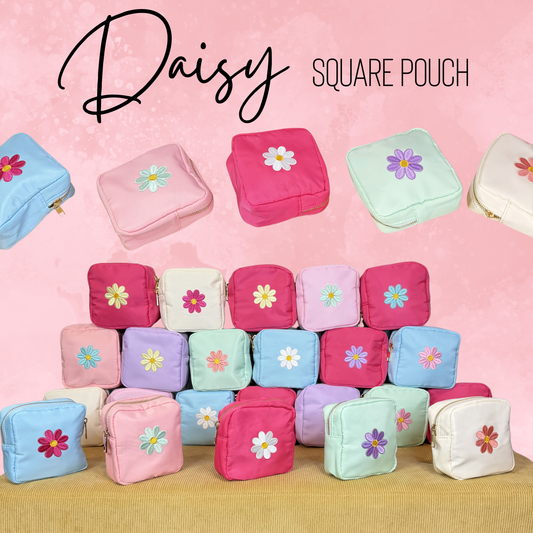 The Daisy - Square Pouch- PREORDER